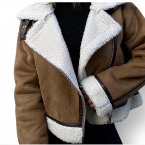Brown Shearling Jacket